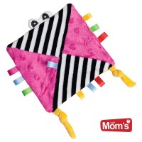 Mom's care Мека играчка - одеялце за гушкане розово